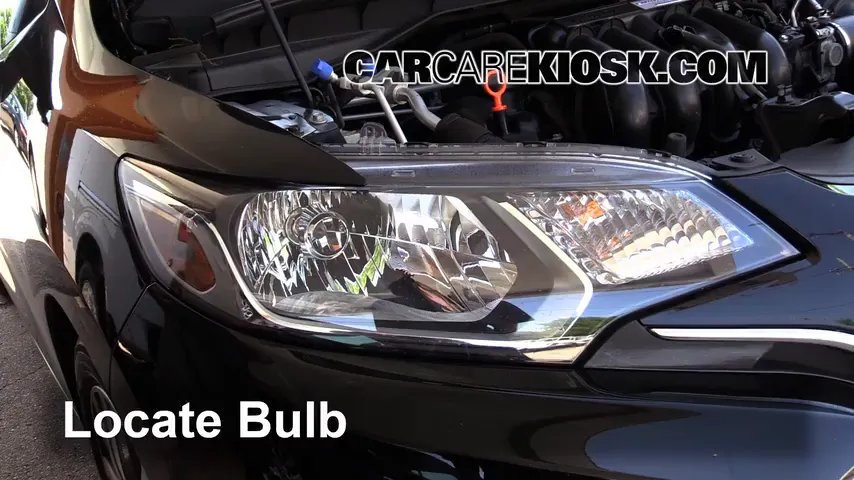 2015 Honda Fit EX 1.5L 4 Cyl. Lights Highbeam (replace bulb)